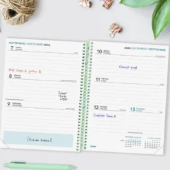 Agenda cuarto semana vista horizontal Diva Selva 2026-2027