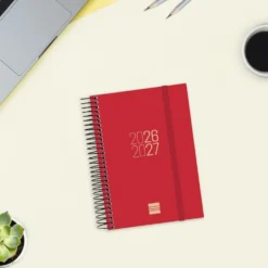 Agenda E8 día página Espir rojo 2026-2027