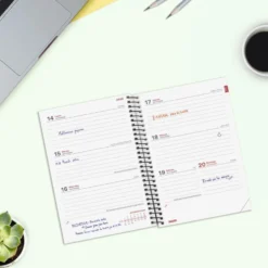 Agenda E8 semana vista horizontal Espir negro 2026-2027