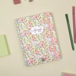 Agenda E10 semana vista horizontal Cloe rosa 2026-2027