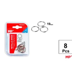 Anilla metálica 19mm 8 unidades