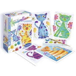 Aquarellum mini gatos