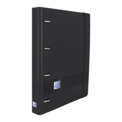Archivador Europeanbinder A4 4 anillas 35mm. color negro con recambio de 100 hojas