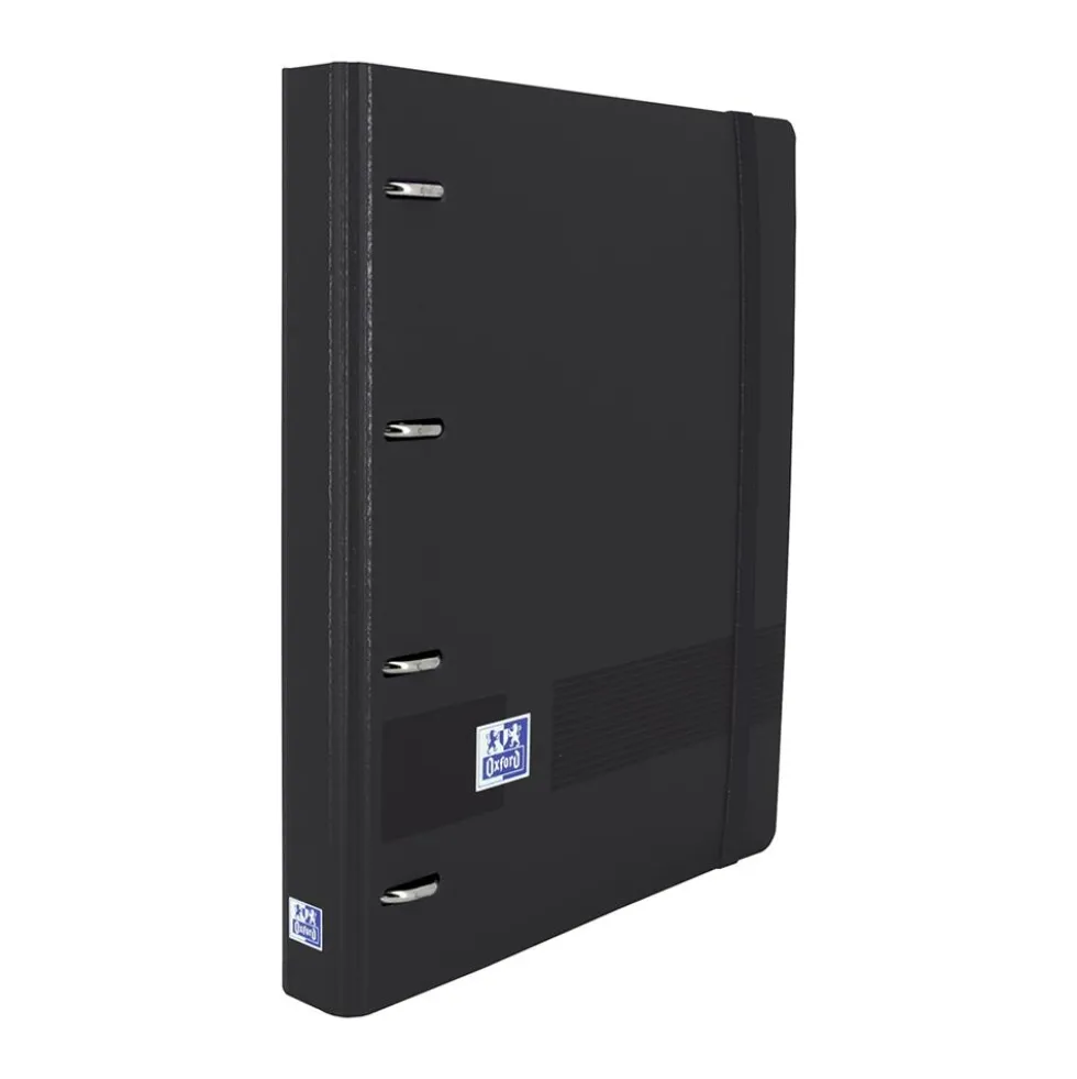 Archivador Europeanbinder A4 4 anillas 35mm. color negro con recambio de 100 hojas