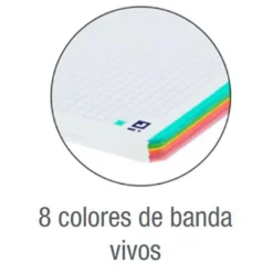 Bloc A4 cuadro 5mm. 160 hojas tapa plástico