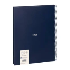 Bloc A4 80 hojas cuadro 5x5mm azul serie 1918