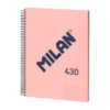 Bloc A4 80 hojas cuadro 5x5mm rosa serie 1918
