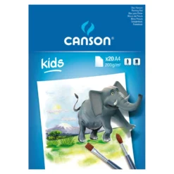 Bloc de dibujo A4 20 hojas 200gr. Little Kids Canson