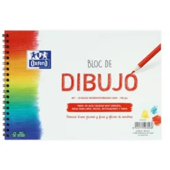 Bloc de dibujo A5 liso 20 hojas 130gr. Oxford