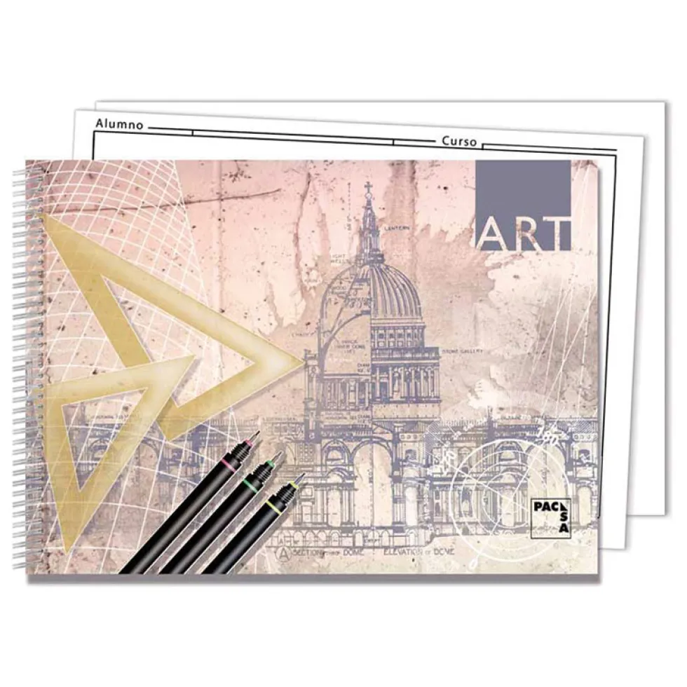 Bloc de dibujo liso 20 hojas de 140 gr.