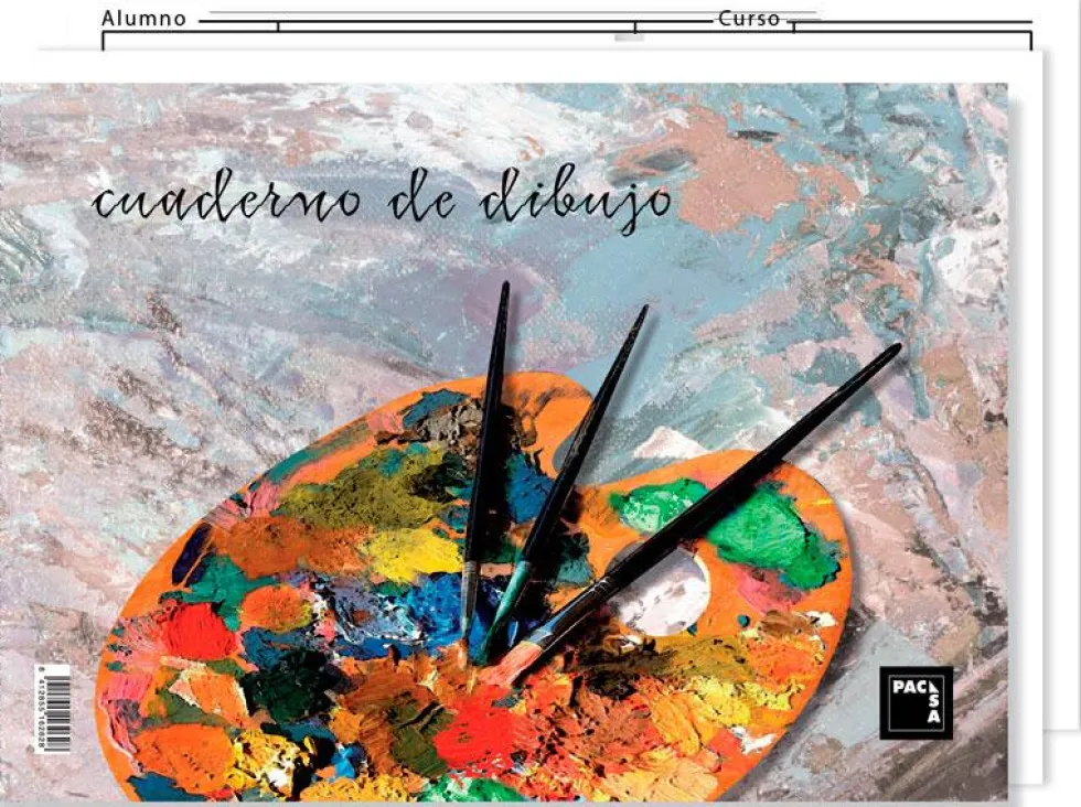 Bloc de dibujo liso 20 hojas 90gr. 23x33cm.
