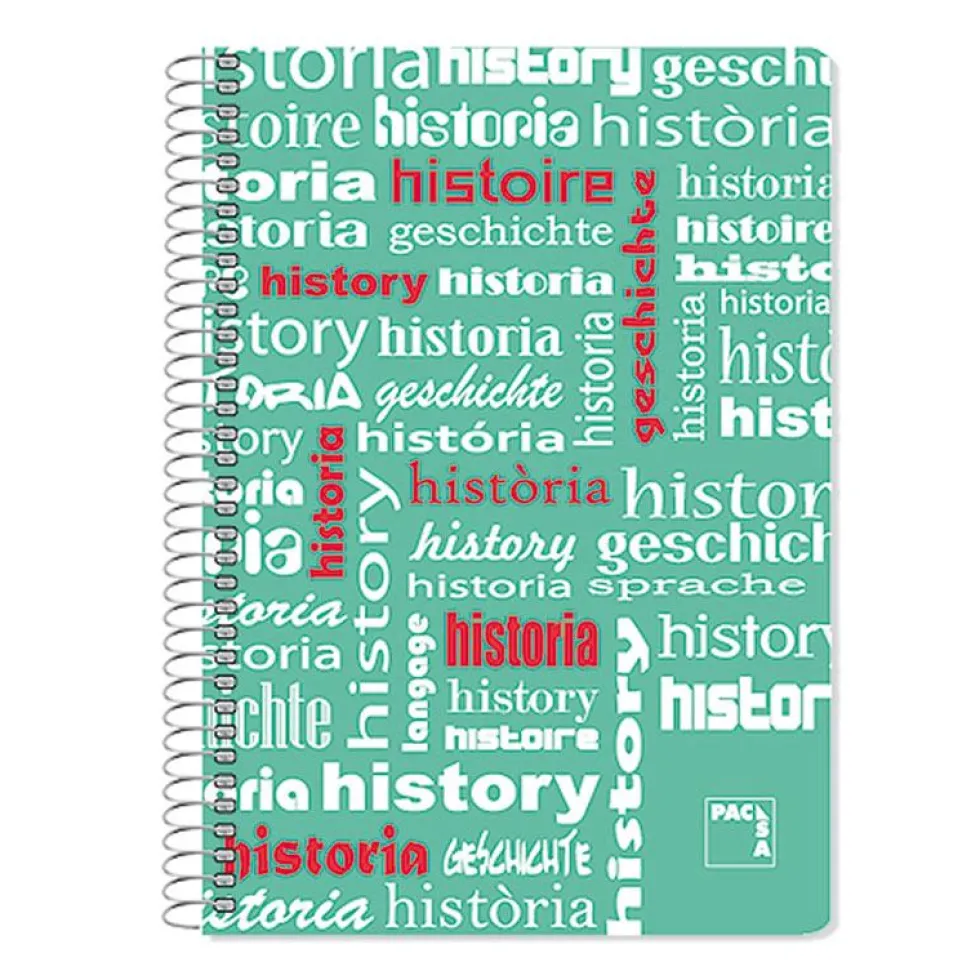 Bloc folio cuadro 4mm. 80 hojas Historia Plastipac