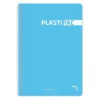 Bloc folio pauta 3,5mm. 80 hojas colores surtidos Plastipac