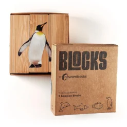 BLOCKS Puzzle rompecabezas de 3 piezas animales marinos