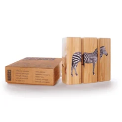 BLOCKS Puzzle rompecabezas de 3 piezas animales de la sabana