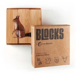 BLOCKS Puzzle rompecabezas de 3 piezas animales del bosque