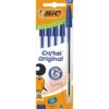Bolígrafo Bic Cristal tinta azul 5 unidades