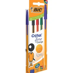 Bolígrafo Bic Naranja 4 colores