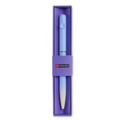 Bolígrafo degradado lila tinta azul
