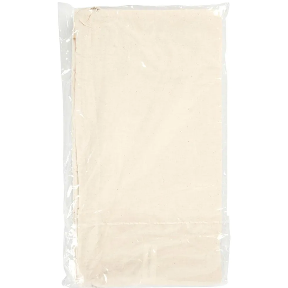 Bolsa saco algodón color natural claro 37x41cm