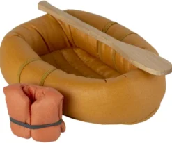 Bote hinchable algodón 12cm. con chaleco salvavidas Maileg