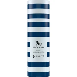 Botella Chilly inox Dock and Bay navy 500ml.