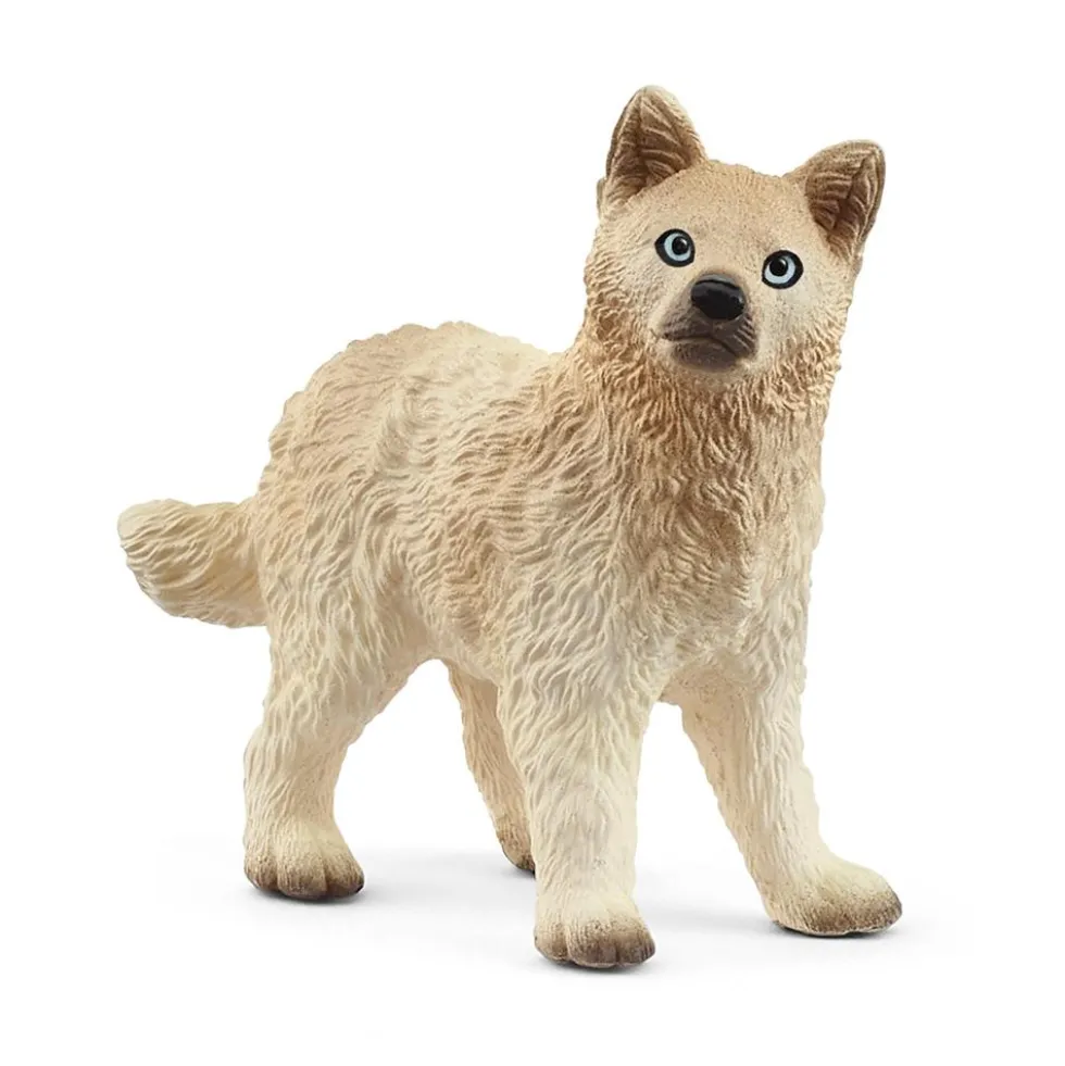 Cachorro de lobo ártico. Schleich