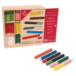 Caja de regletas de madera 300 unidades