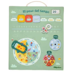 Calendario de tela aprendizaje en español: El paso del tiempo