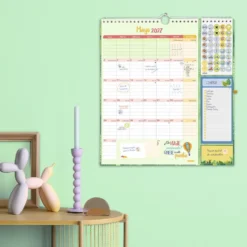 Calendario pared plus familiar 2026-2027 16 meses