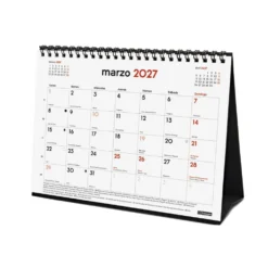 Calendario sobremesa S 2026-2027