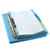 Carpebloc A4 4 anillas 32mm. con recambio de 100 hojas colores surtidos
