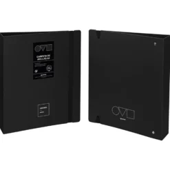 Carpeta A4 4 anillas 40mm polyfoam negro Unequal Minimal