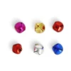 Cascabeles de metal 6 unidades de colores