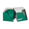 Casco Micro verde talla M luz Led