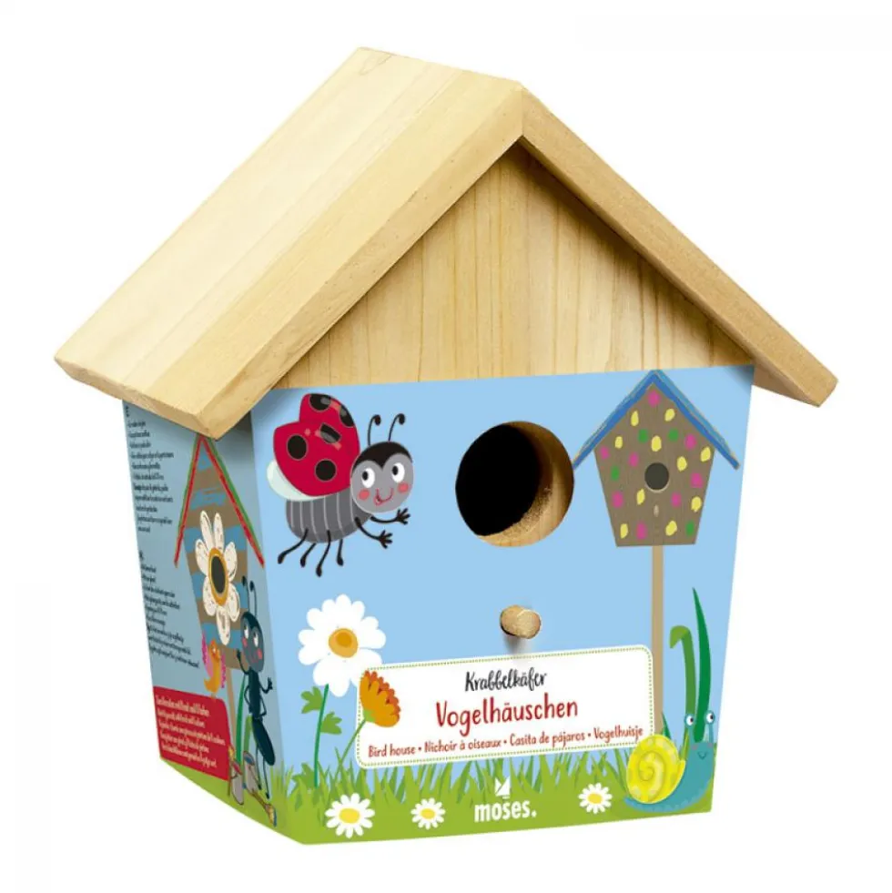 Casita pájaro para pintar
