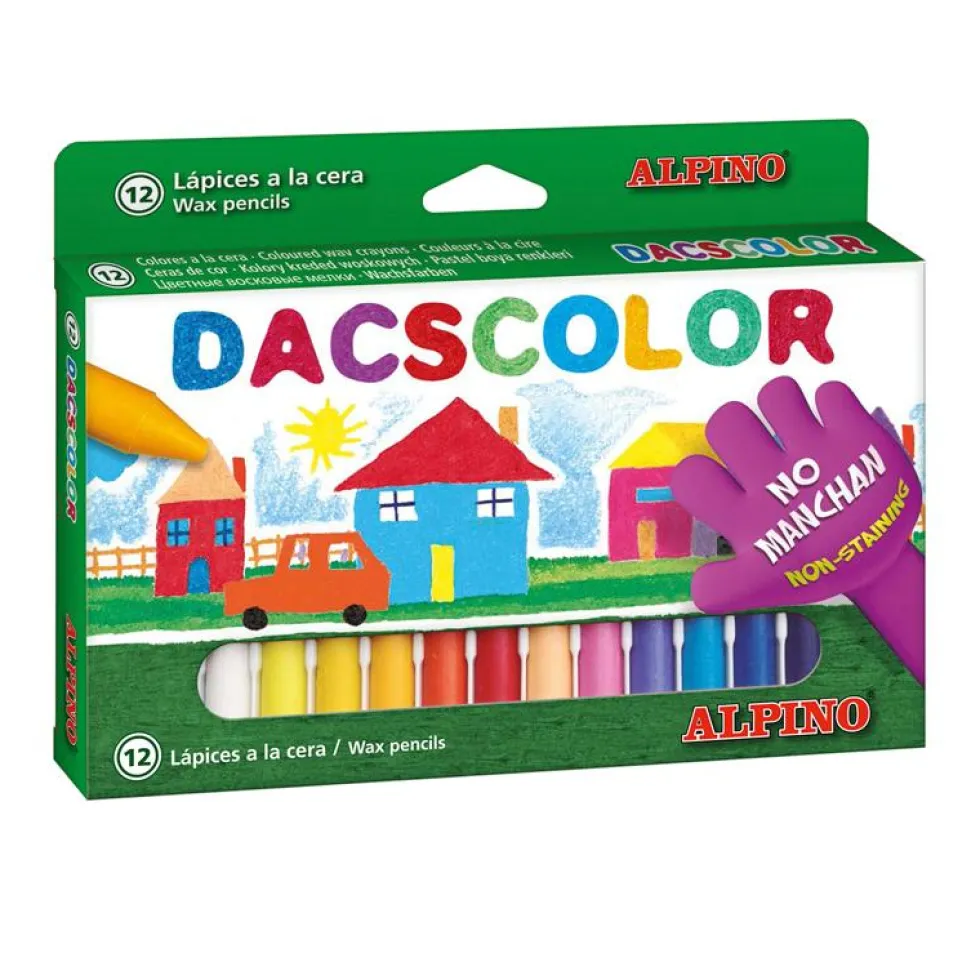 Cera 12 colores Dacscolor