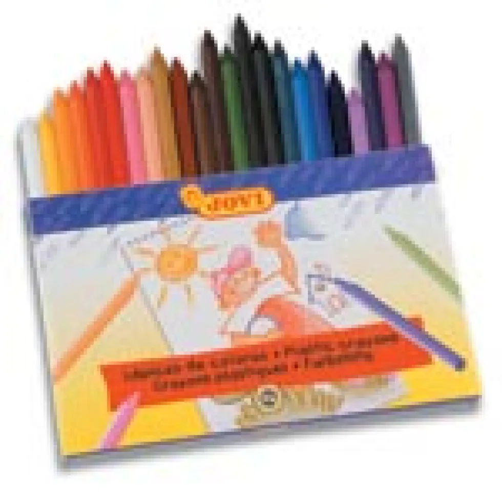 Cera hexagonal 24 colores Jovi