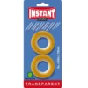 Cinta adhesiva transparente 33x19mm. 2 unidades