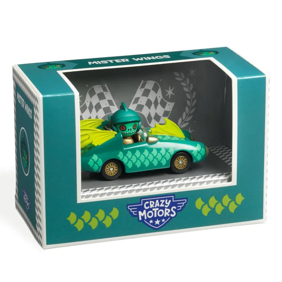 Coche metal Mister Wings Crazy Motors escala 1:43