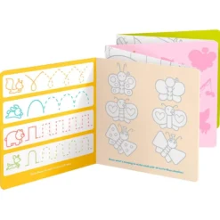 Colorea y aprende con hadas, cuadernos para colorear extra largos