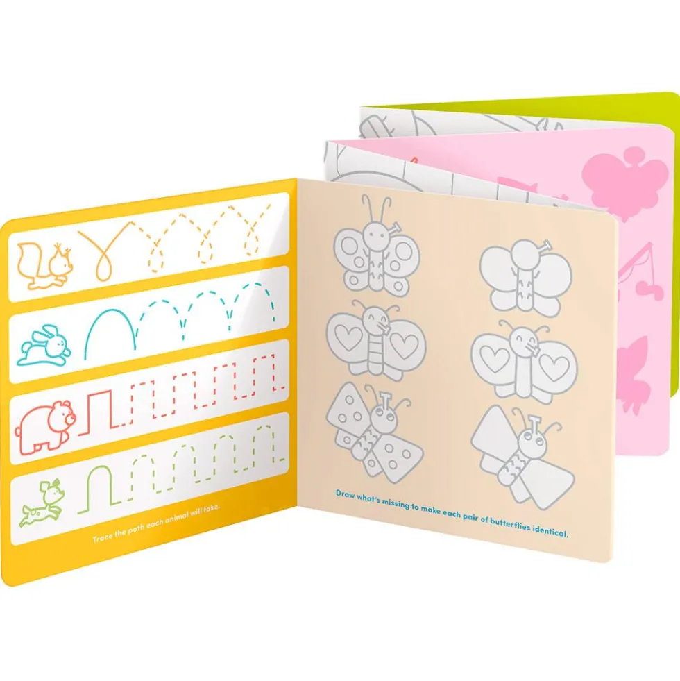 Colorea y aprende con hadas, cuadernos para colorear extra largos