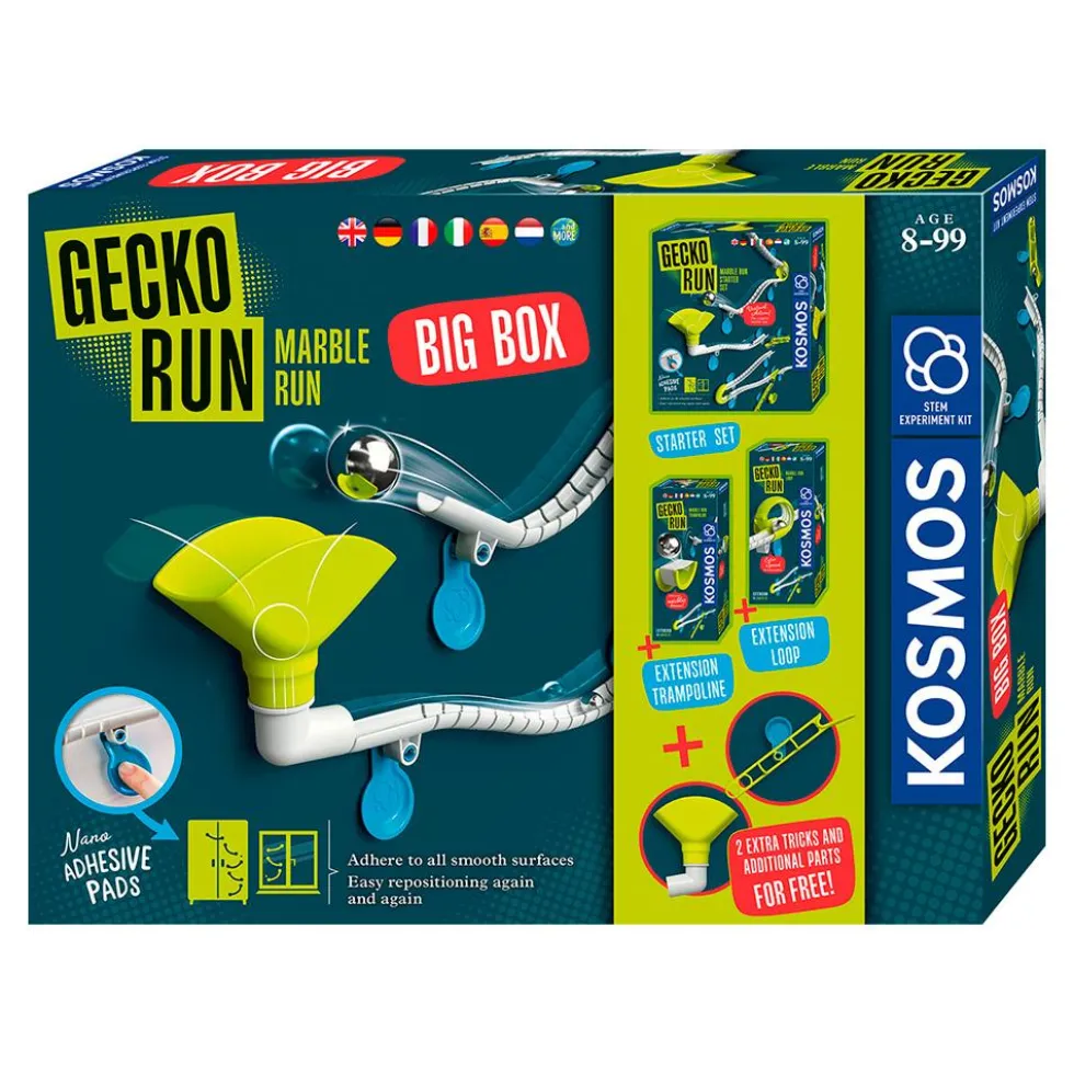 Construcción circuito de canicas Gecko Run big pack