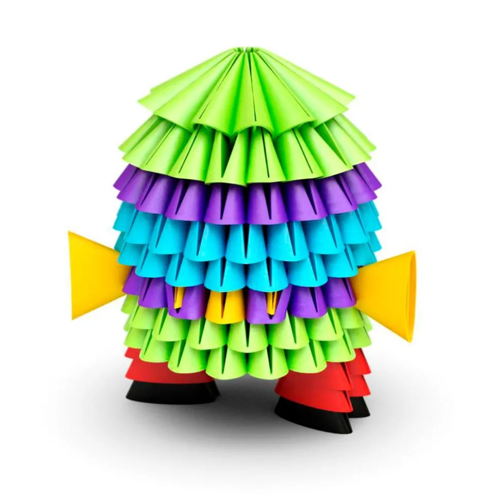 Construcción Gami figuras 3D 250 piezas