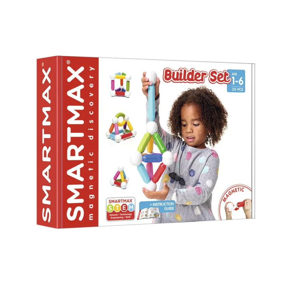 Construcción magnética Builder Set 20 pzas Smartmax