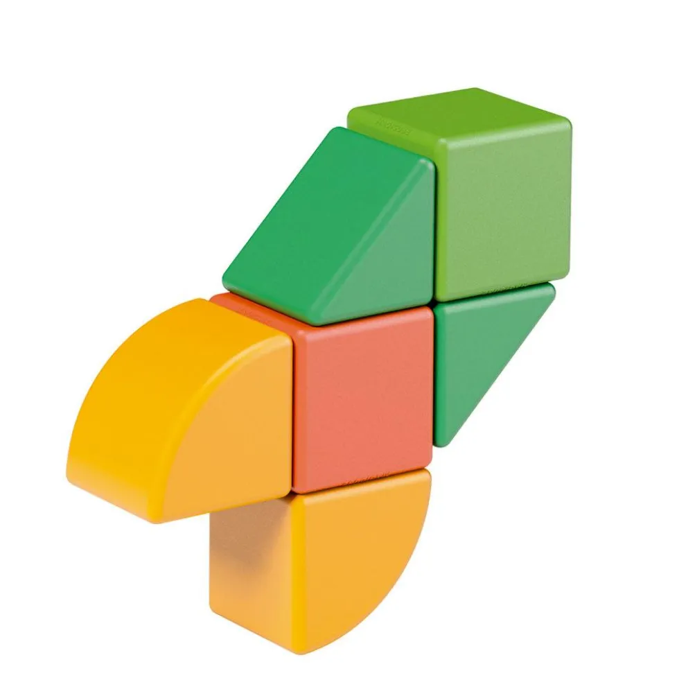 Construcción magnética Magicube green starter 6 piezas