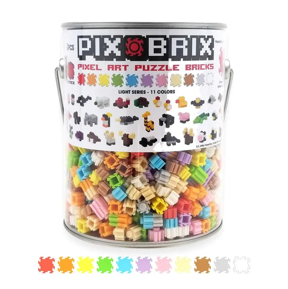 Construcción Pix Brix 1500 piezas colores suaves