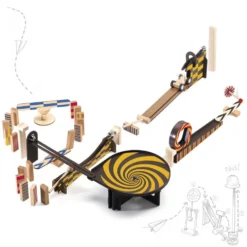 Construcción Zig and Go reacción en cadena Wroom 45 piezas