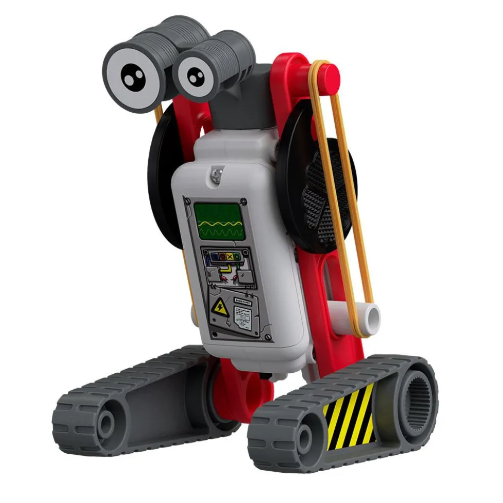 Construye robot saltarín Buxy