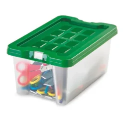 Contenedor multiusos con tapa 28,5 x 18 x 12cm.